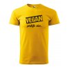 Pánské tričko s potiskem Vegan, protože chci