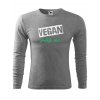 Pánské triko s potiskem Vegan, protože chci