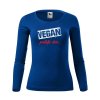 3792 5 damske triko s potiskem vegan protoze chci