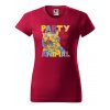 Dámské tričko s potiskem Party animal