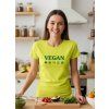 Dámské tričko vegan symboly