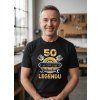 Pánské narozeninové tričko 50 let legenda