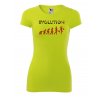 Dámské tričko Evoluce nákupy