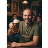 Pánské tričko dochází pivo