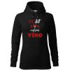 9013 1 damska mikina s potiskem zraji jako vino