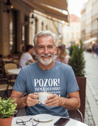 DOBRÝ TRIKO — pánské tričko „Důchodce kafe“ ☕️😆 Hledáš dárek, který pobaví už při rozbalování? Tohle tričko vykouzlí úsměv...