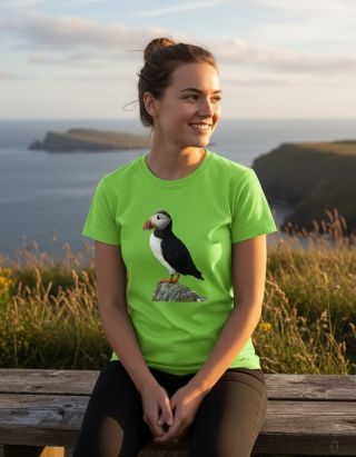 Papuchálek na tričku = úsměv zaručen! 🦜💚 DOBRÝ TRIKO — Dámské tričko s potiskem Papuchálek (Apple green, 3XL). Hledáš...