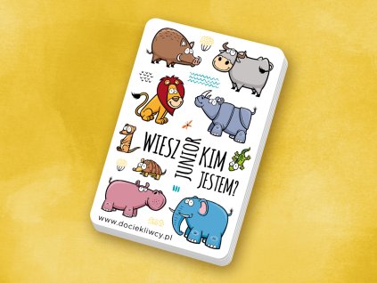 Z grą WIESZ, KIM JESTEM? JUNIOR Twoje dziecko ośmieli się do mówienia i nauczy się nazw zwierzęcych rodzin.