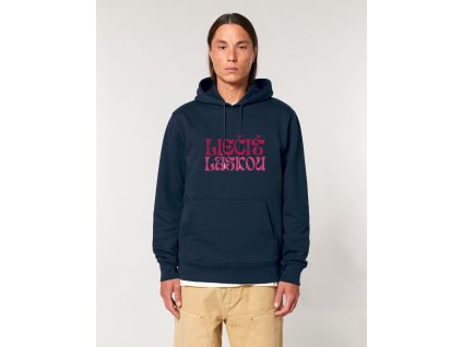Unisex mikina Srdce - french navy