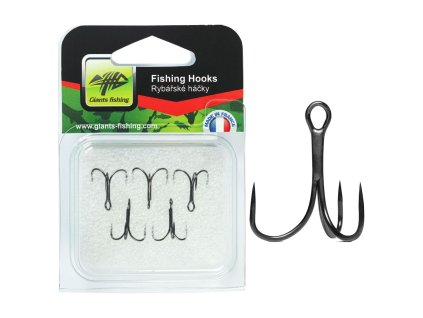 Giants fishing Trojháčky bez protihrotu 2X Strong 5ks (Varianta vel.12)