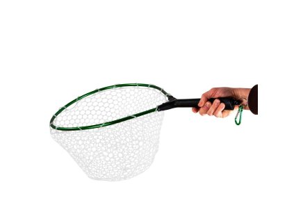 Snowbee Podběrák s gumovou síťkou a magnetem Rubber Mesh Hand Trout Net - Medium