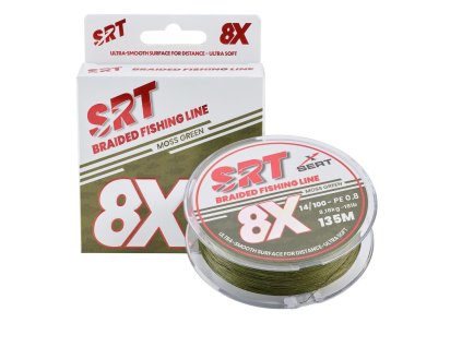 Sert splétaná šnůra 4X SRT Moss Green 135M (Varianta 0,20mm/11,36kg)
