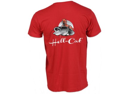Hell-Cat Tričko Hell-Cat Style červené (Varianta vel.2XL)