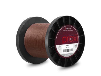 Delphin PROXI 8 hnedá (Velikost Delphin PROXI 8 hnedá 0,08mm 4,8kg 1300m)