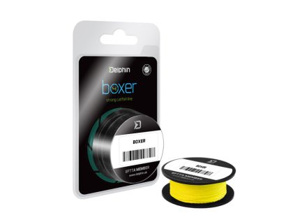 Delphin BOXER 4 / fluo žlutá (Velikost Delphin BOXER 4 / fluo žlutá 0,50mm 41,7kg   10m)