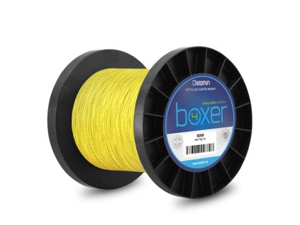 Delphin BOXER 4 / fluo žlutá (Velikost Delphin BOXER 4 / fluo žlutá 0,40mm 30,1kg  1100m)
