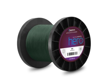 Delphin HERO 8 / zelená (Velikost Delphin HERO 8 / zelená 0,12mm 8,2kg  1000m)