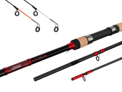 Delphin LEEDER Feeder + 2 špičky (Velikost Delphin LEEDER Feeder + 2 špičky 330cm/100g/3 díly)