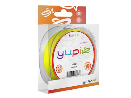 Delphin YUPIE / fluo žlutá (Velikost Delphin YUPIE / fluo žlutá 0,20mm 3,7kg 300m)