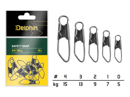 Safety snap / 10ks (Velikost Safety snap / 10ks #0/5kg)