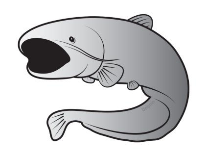 Nálepka sumec SILVER