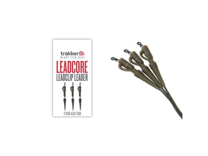 Trakker Hotové leadery Leadcore Leadclip Leader (75cm) 3ks (Varianta Trakker Leadcore Leadclip Leader 3 Pack (75 cm))
