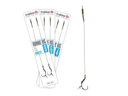 Trakker Hotové návazce Ronnie Rig (Barbless) 2ks (Varianta Trakker Návazce Ronnie Rig 2 Pack - Size 8 (Barbless))