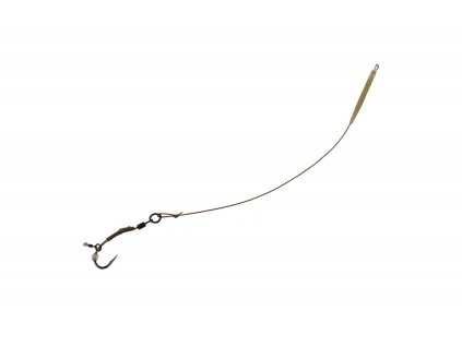 Carp´R´Us Hotový návazec - Ready Ronnie rig Strip-X Mat Brown 25lb - Predator 8 (Varianta Carp´R´Us Ready Ronnie rig Strip-X  Mat Brown 25lbs - Predator 8, 2pcs)