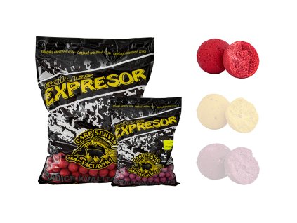 CSV Boilies Expresor - 2 kg (Varianta 20 mm/Krvavá perla)