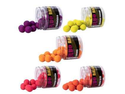 Carp Inferno Balanced Boilie Fluo 150 ml 16 mm (Varianta Chobotnice)