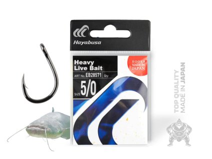 Hayabusa Háčky H.LBT571 BN (Velikost 5/0)