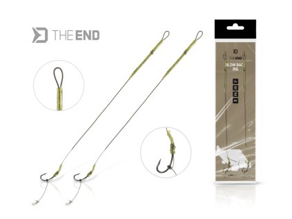 Návazec Delphin TheEND Blow back rig / 2ks (Velikost Návazec Delphin TheEND Blow back rig / 2ks 20cm/25lbs/#8)