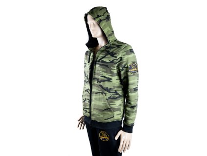 Mikbaits Mikina Zip up camou (Varianta Mikbaits Mikina Zip up camou M)