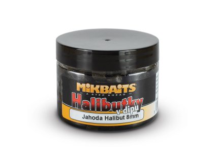 Mikbaits Halibutky v dipu Jahoda Halibut (Varianta Mikbaits Halibutky v dipu Jahoda Halibut 150ml 8mm)