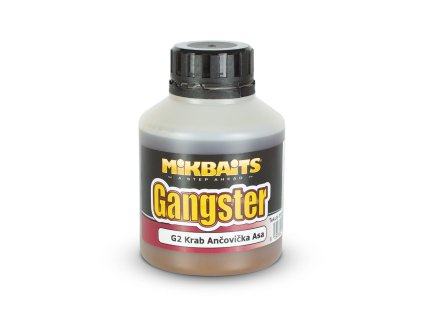 Mikbaits Gangster booster 250ml G2 Krab Ančovička Asa