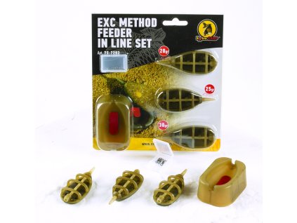 extra carp method feeder set 20 25 30g formicka