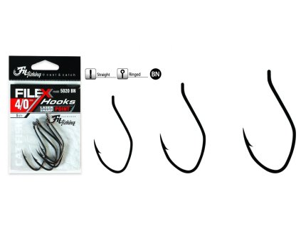 Filfishing Háčky Filex Hooks 5020BN (Velikost Háčku 4/0)