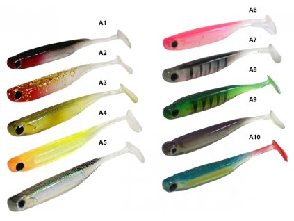ZFISH MINNOW SHAD 11,5cm - 4ks (Varianta A1)