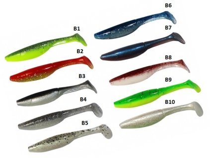 ZFISH FAT-BELLY SHAD 10cm - 4 ks (Varianta B2)