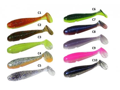 ZFISH WORMY SHAD 9,5cm - 4ks (Varianta C1)