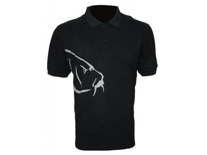 Zfish Tričko Carp Polo T-Shirt Black (Velikost L)