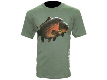 Zfish Tričko Carp T-Shirt Olive Green (Velikost L)