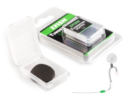 zfish plasticke olovo tungsten putty black
