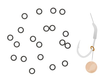 ZFISH Návazcové Kroužky Rig Rings (Průměr 3,1mm)