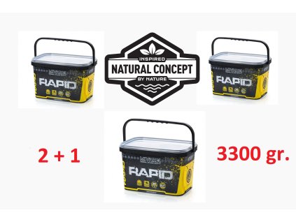 Mivardi Akce 2+1 Rapid Boilies Platinum - B17 (Varianta (3300g | 24mm))