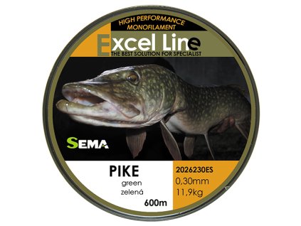 SEMA Pike zelená 0,35 (Velikost Pike zelená 0,20)