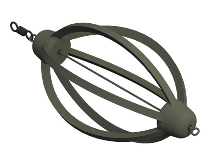 Suretti Krmítko žebrované s očkem a obratlíkem LF 45g (Velikost Krmítko žebrované s očkem a obratlíkem LF 30g)
