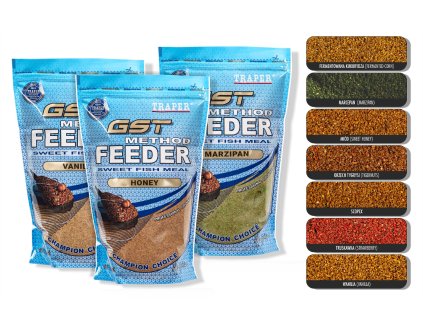 Traper Method Feeder GST Vanila 1kg (Velikost Method Feeder GST Kukuřice 1kg)