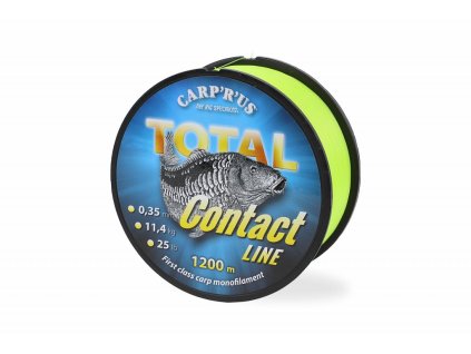 Carp´R´Us Vlasec Total Contact Line Yellow 1200m (Varianta Carp´R´Us Total Contact Line yellow 1200m, 0,35mm, 11,4kg/25lb)
