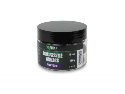 Nikl Rozpustné boilies Giga Squid 250ml (Varianta Nikl Rozpustné boilies Giga Squid 18mm, 250ml)
